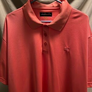 Loudmouth Polo. Salmon.  Size 3XL.